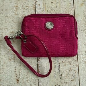 Coach Pink Wristlet